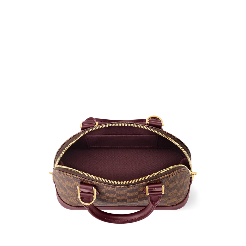 Louis Vuitton Alma BB, toile Damier Ebène