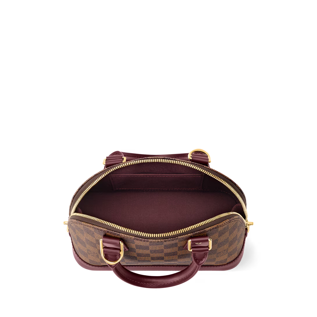 Louis Vuitton Alma BB, toile Damier Ebène