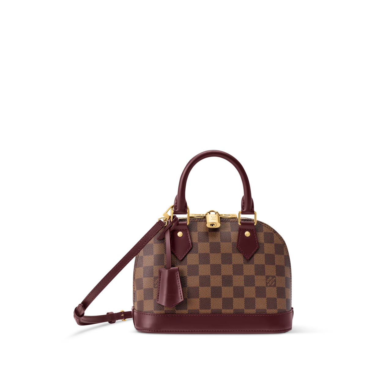 Louis Vuitton Alma BB, toile Damier Ebène